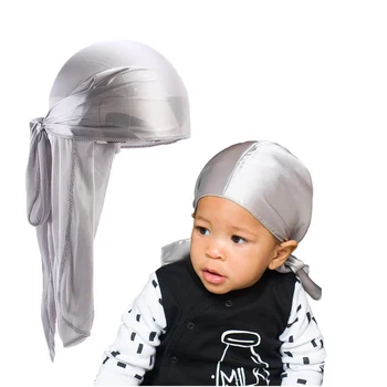 

2019 Muslim Hat Pirate Women Turban Silky Durag Arabic Scarf Hijab Bonnet Inner Caps Dubai Headscarf Parent-Child 1Set/2 Pcs