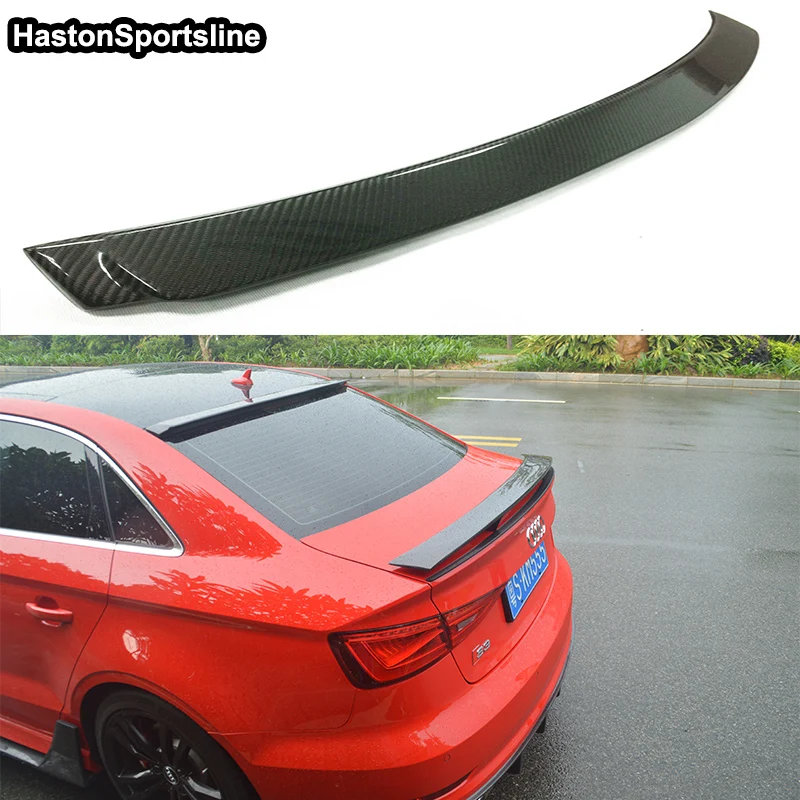 

A3 S3 RS3 Sline Carbon Fiber Rear Roof Wing Spoiler for Audi A3 S3 RS3 S Line Sedan 2014-2017