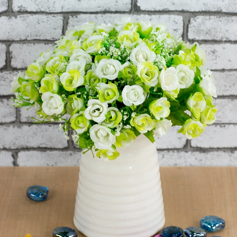 21 Heads/Bouquet Silk Diamond Roses Artificial Flower High Quality Bouquet Fake Flowers Wedding Home Party Decoration 21 Heads/Bouquet Silk Diamond Roses Artificial Flower High Quality Bouquet Fake Flowers Wedding Home Party Decoration