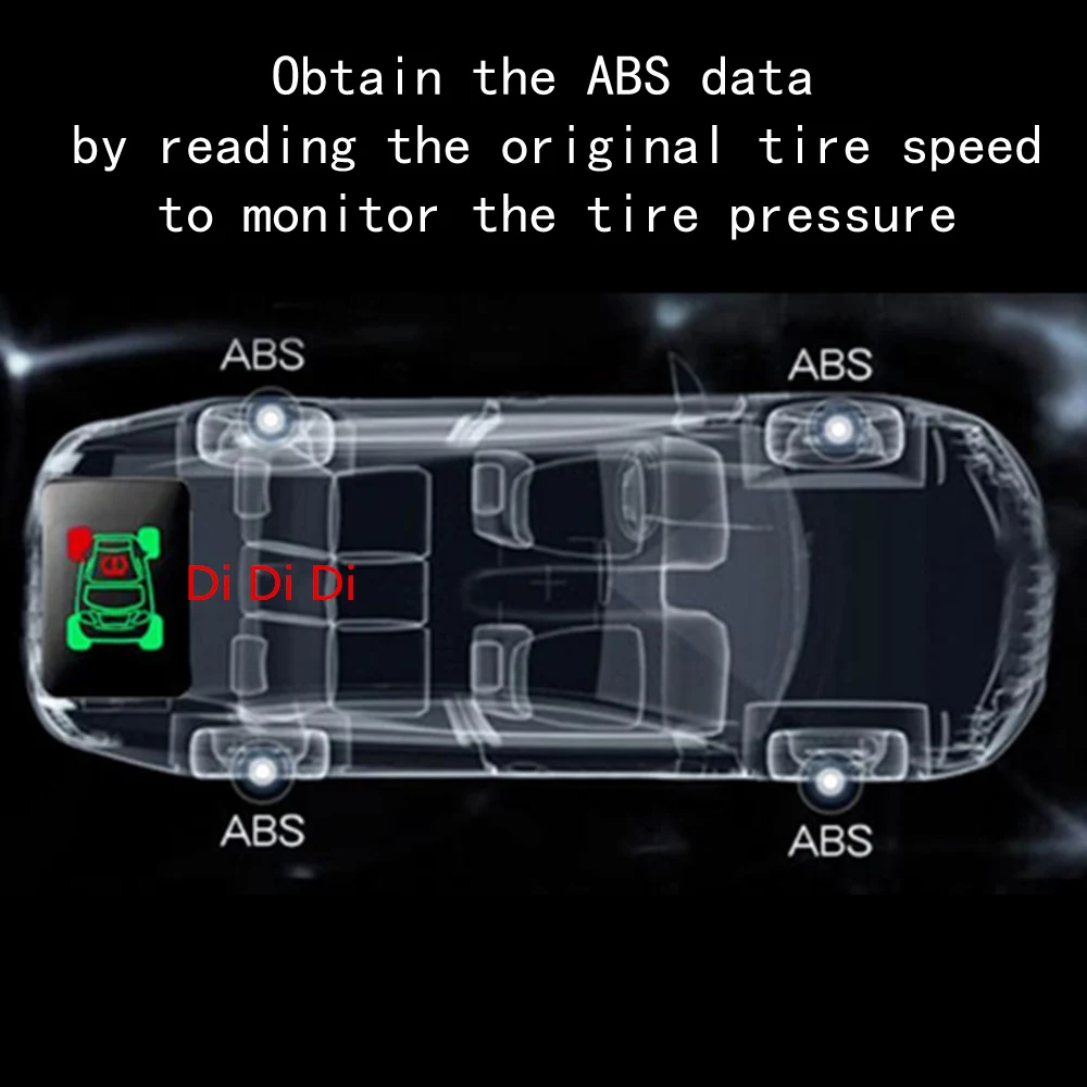 Цифровой дисплей монитор давления в шинах OBD TPMS Усталость вождения сигнализации безопасности устройства комплект для Mitsubishi Outlander Xpander