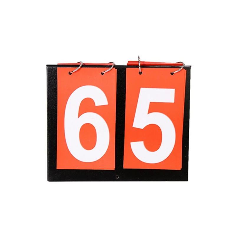 

New Portable 2 Digit Scoreboard Sports Flip Score Board Basketball Scorer Tennis Football Vollyball Tabletop