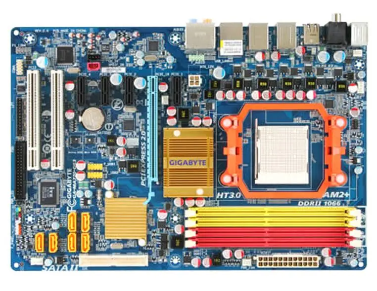 Для Gigabyte оригинальная б/у материнская плата для настольного ПК с процессором AM2 +