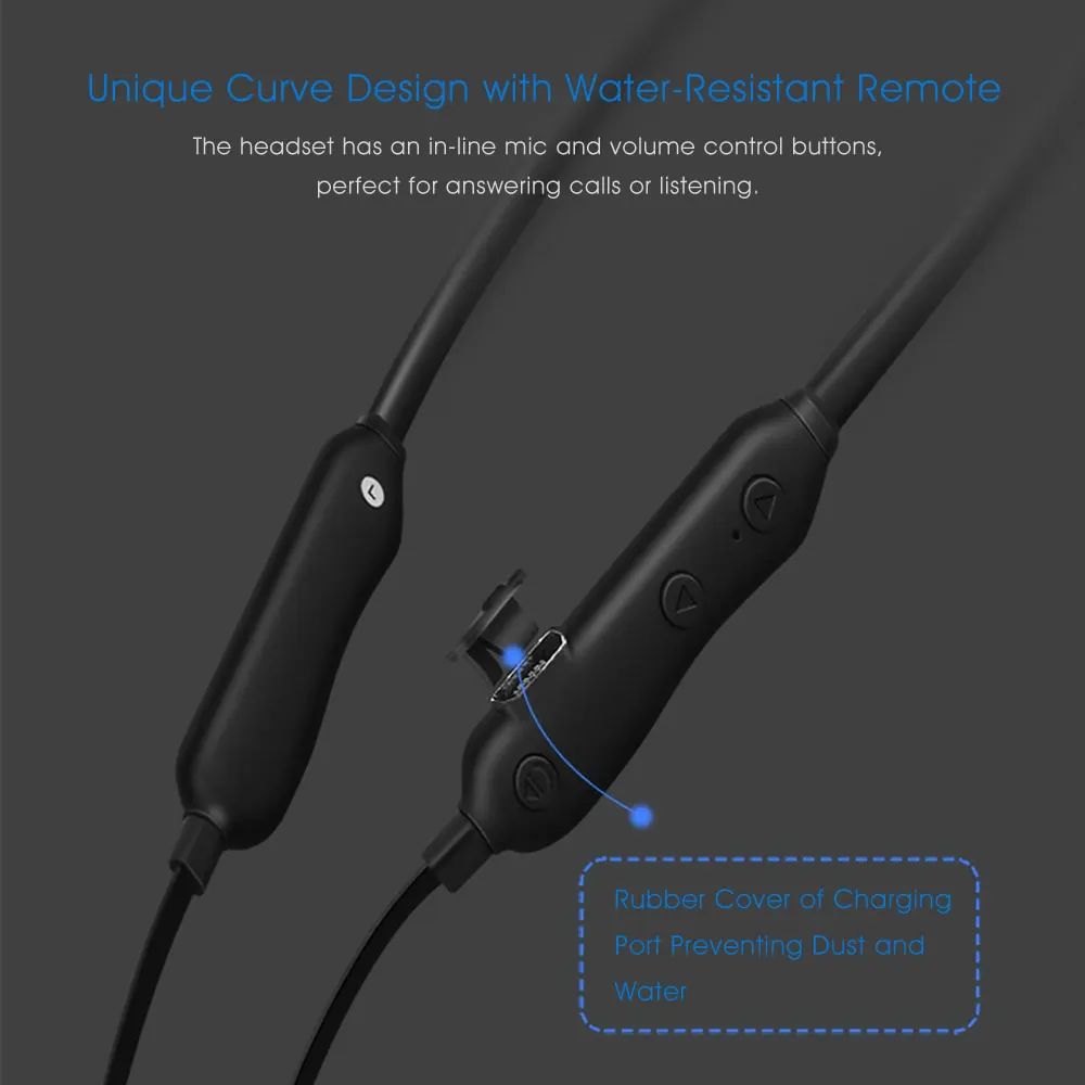 Беспроводные наушники Blutooth IPX4 Спортивная гарнитура с защитой от пота Bluetooth