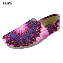 FORUDESIGNS/обувь на плоской подошве; Женская Повседневная Брендовая обувь; сезон весна-лето; удобные кеды Мокасины с 3D-принтом в виде цветка для женщин