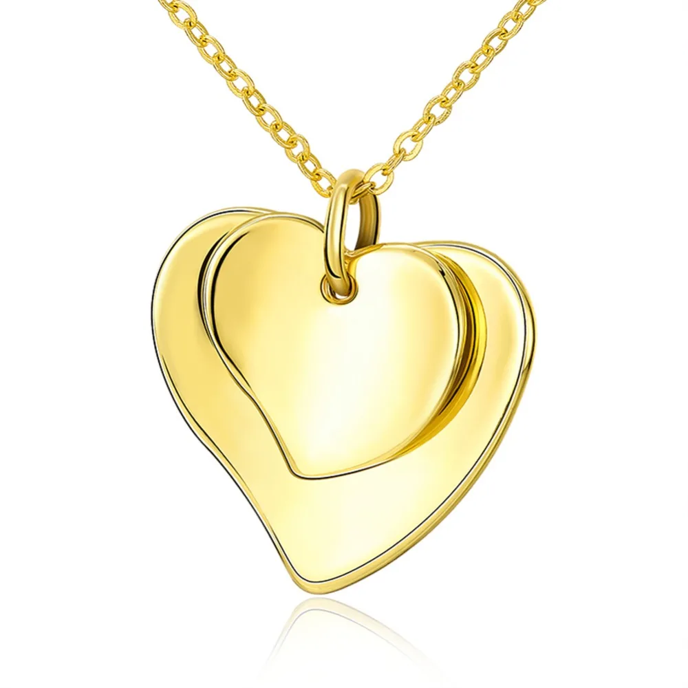 Heart Pendant Necklace Hip Hop Necklace Men's Religious Fashion Jewelry