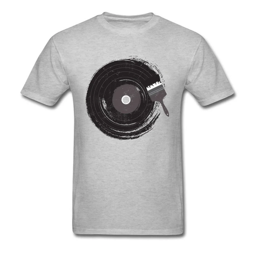  Men's T-Shirt Art of Music Party Tops Shirts Cotton Round Neck Short Sleeve Design Tee-Shirt Thanksgiving Day Art of Music grey