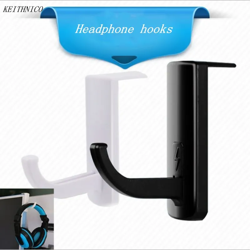 KEITHNICO 8Pcs Headphones Holder Rack Universal Headset Hanger Stand