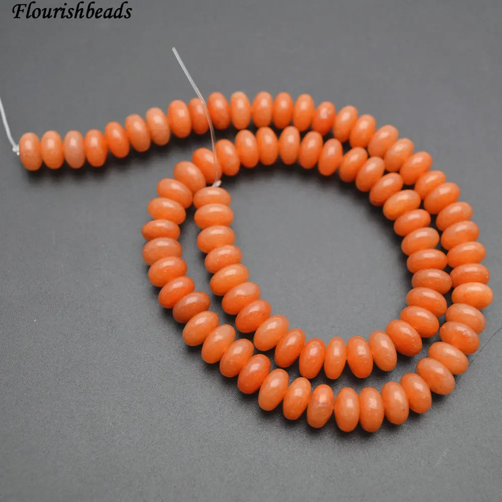 5x8 мм натуральный Красный Авантюрин Камень Rondelle Spacer Loose бусы Модные Украшения Принятия Поставки 5 нитей на много