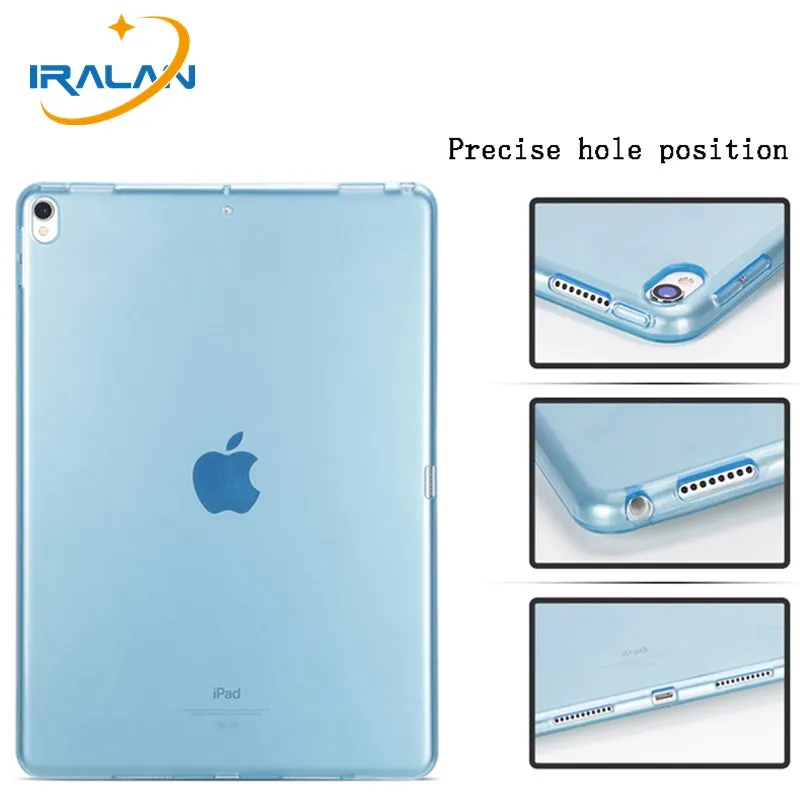 Ультратонкий Мягкий Силиконовый ТПУ Прозрачный чехол для Apple iPad Air 3 2019/Pro 10 5 2017
