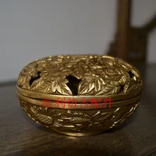 Бонус [Аксессуары] античная медь медный для благовоний горелки/труба/украшения для домашней обстановки/курильница