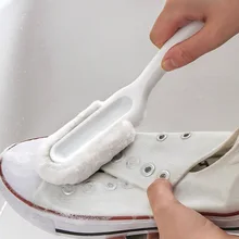 1 piezas nuevo cepillo de zapatos de limpieza multifuncional cepillo de lavado limpiador de zapatos de hogar mango largo cepillo suave de alta calidad