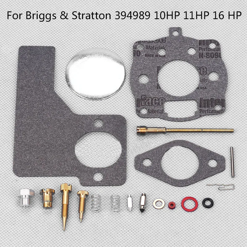 Briggs& Stratton Карбюратор Ремонтный комплект 394989 10 hp 16 hp singlecylinder двигатели Прочный высококачественный хорошее использование