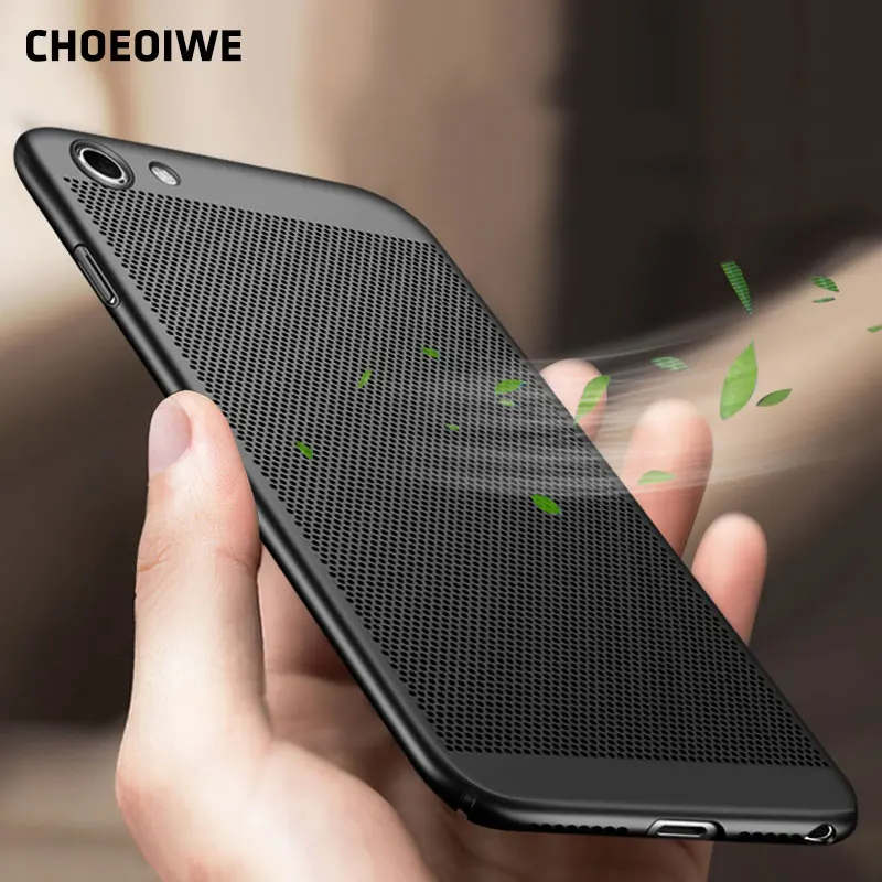 CHOEOIWE противоударный чехол для OPPO F5 дышащий жесткий матовый из поликарбоната A73 A59