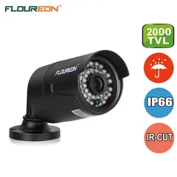 Floureon 960 P 1.3MP PAL 2000TVL охранная AHD Камера водонепроницаемый уличный для видеонаблюдения DVR ночного видения круглая Камера