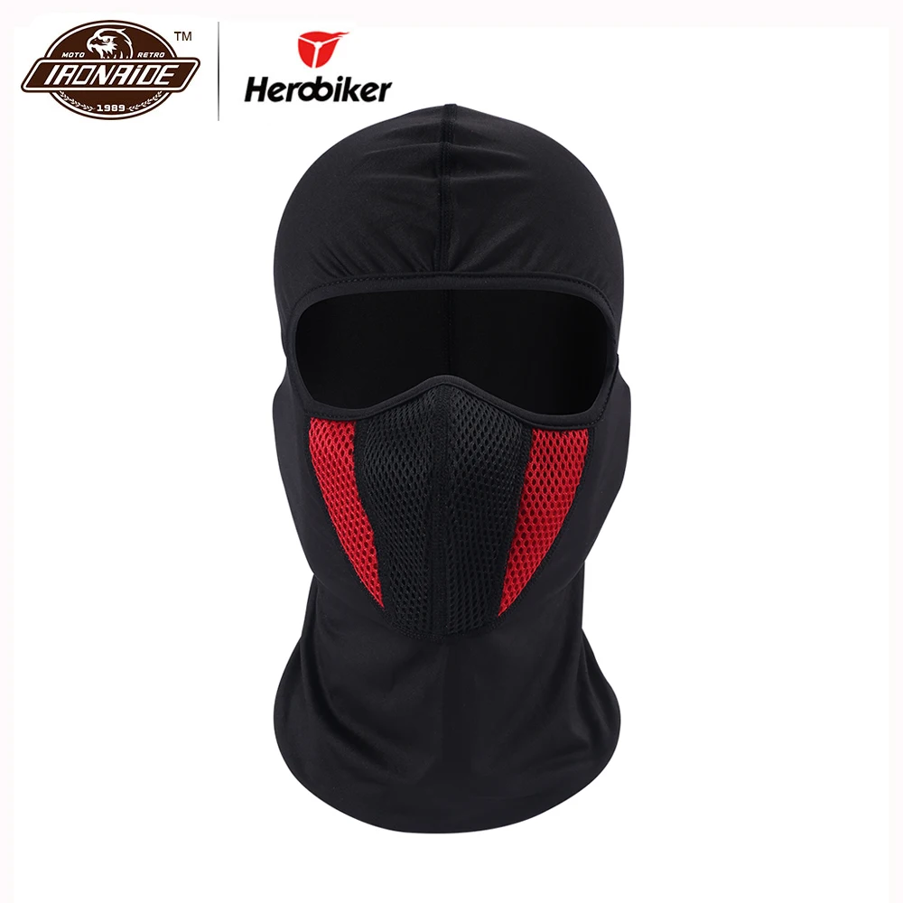 

HEROBIKER Men's Motorcycle Face Mask Outdoor Pro Street Windproof Dustproof Motorcycle Face Shield Face Mask Moto Balaclava