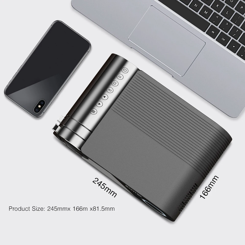 BYINTEK SKY K9 720P 1080P LED Portable Micro Home Theater HD Mini Projector(Optional Multi-Screen For Iphone Ipad Phone Tablet)