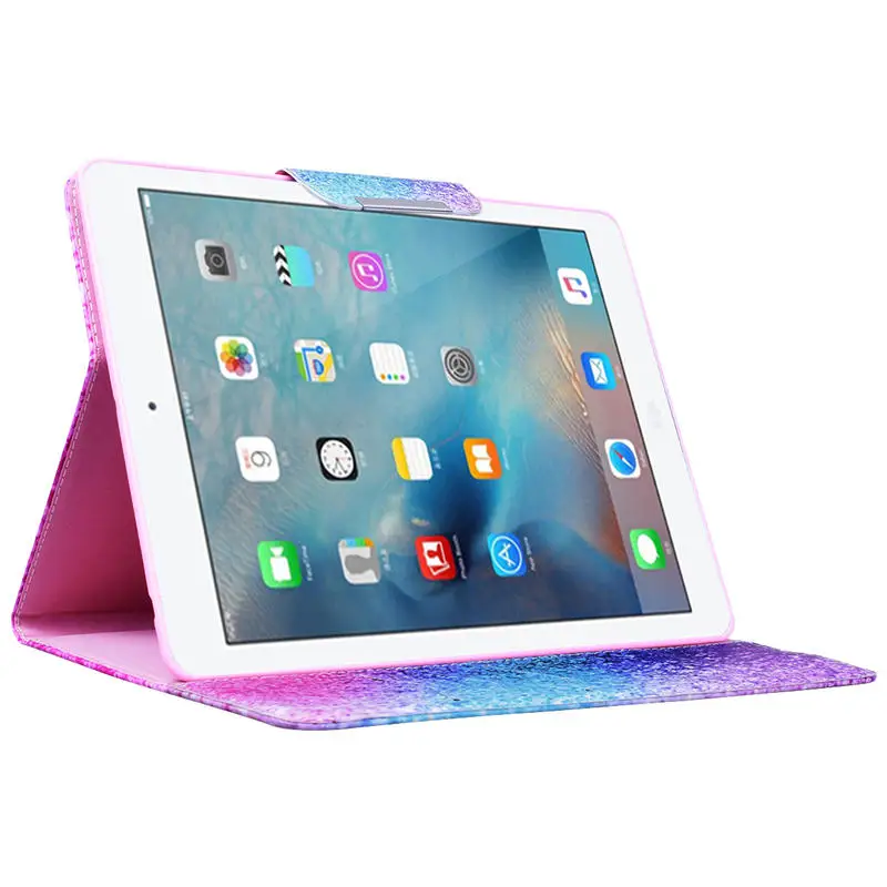 Luxury Case For Ipad 5 Cover Cute Unicorn Flamingo Rainbow Marble Cartoon Shockproof Card Cover For iPad Air Case Protective Luxury Case For Ipad 5 Cover Cute Unicorn Flamingo Rainbow Marble Cartoon Shockproof Card Cover For iPad Air Case Protective