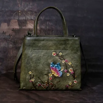 

New Women's Genuine Leather Designer Handbags Tote Purses Shoulder Bucket Bags