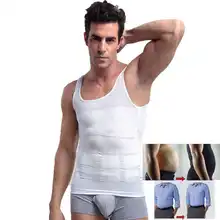 Для мужчин для похудения нижнее белье черный Body Shaper талии Cincher корсет Shaper жилет тела для похудения Подтяжка живота, талии тонкий корпус Корректирующее белье