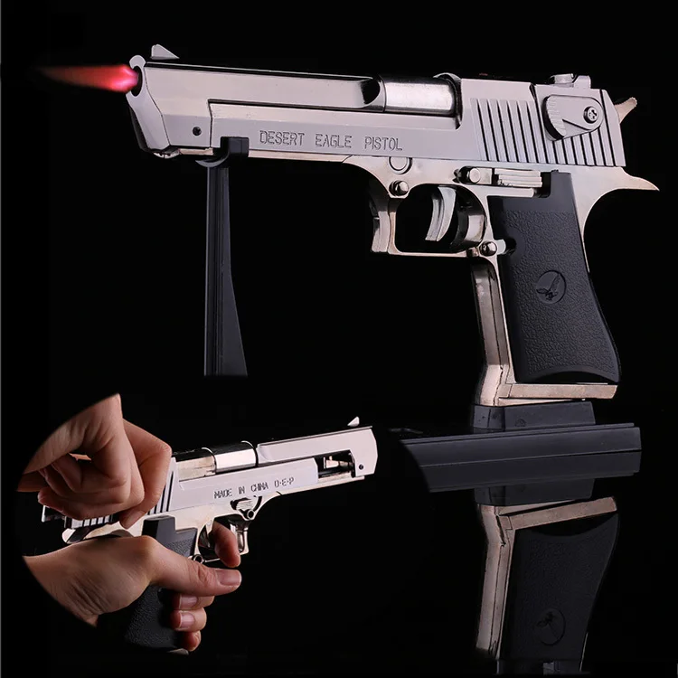 Metal Desert Eagle Windproof Lighter Smoking Cigarette Cigar Lighter
