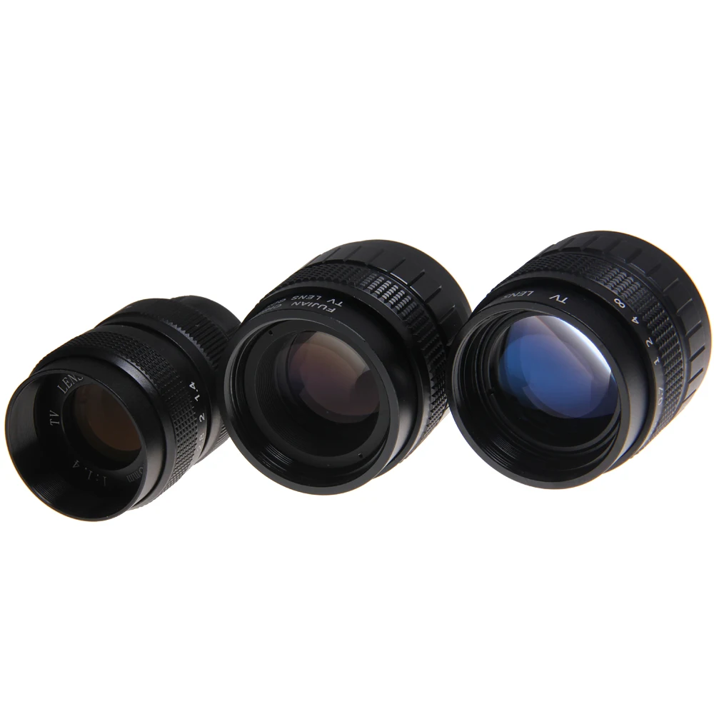  25mm 50mm f1.4 35mm f1.7 C Mount CCTV Lens for M4/3 Olympus for Canon EOS M for sony E NEX for Niko - 33055780517