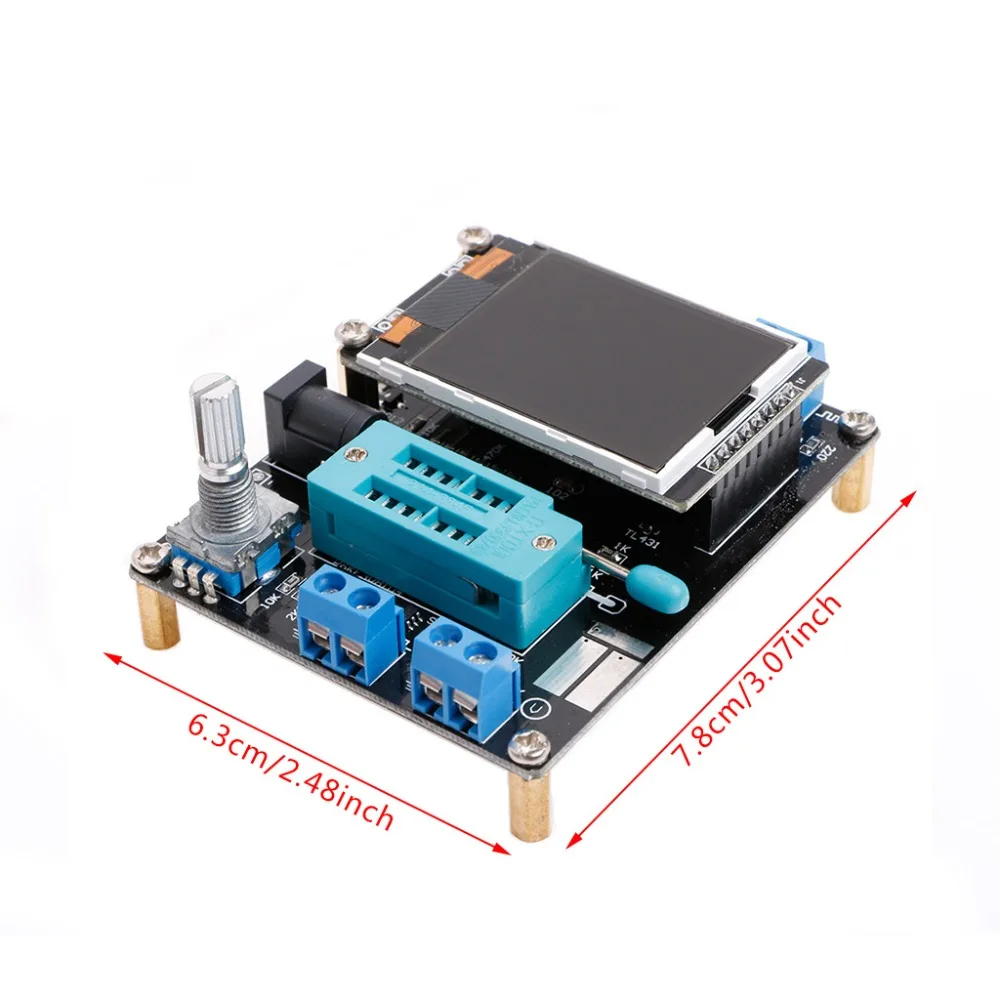 M328 DIY lcr-тестер диод постоянной ёмкости, универсальный Конденсатор СОЭ метр pwm генератор сигналов электрические приборы