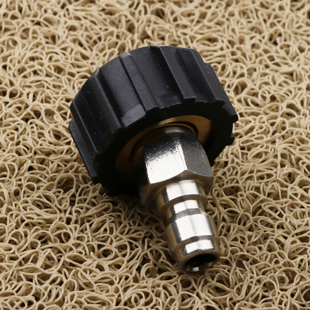 2x Brass Pressure Washer Quick Connect M22 to 1/4 Inch Coupler Adapter, Durable Pressure Washer Replacement Parts