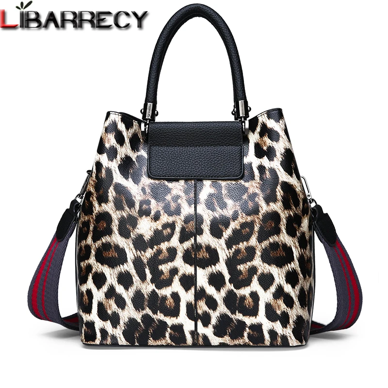

Fashion Leopard Women Handbags Designer Big Tote Bag Brand Leather Shoulder Bag Female Simple Crossbody Bags for Women 2018 Sac