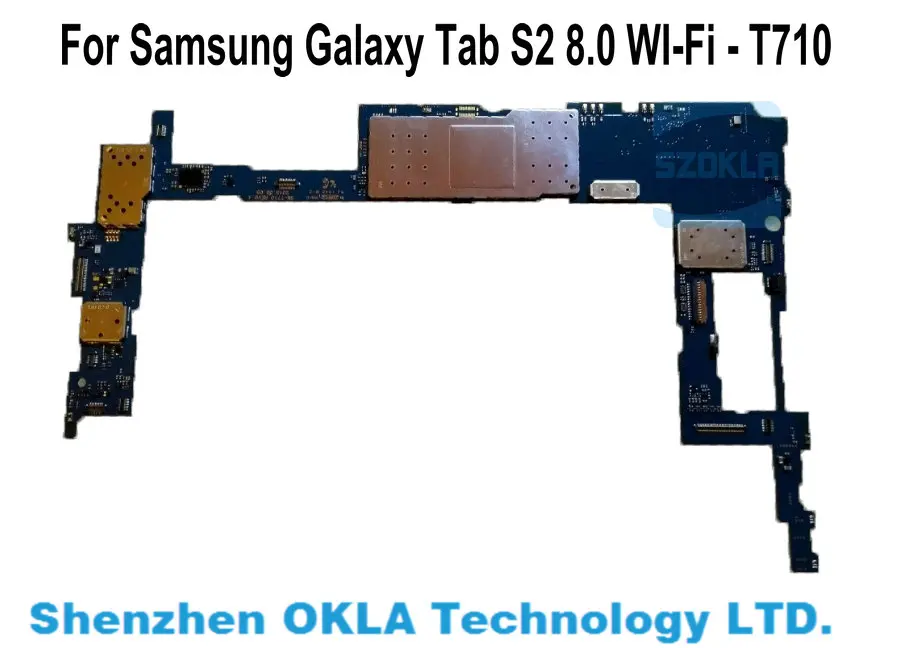 

1pcs Used Original For Samsung Galaxy Tab S2 8.0 WI-Fi SM-T710 3GB RAM 16GB 32G ROM Works well Mainboard Motherboard Logic Board