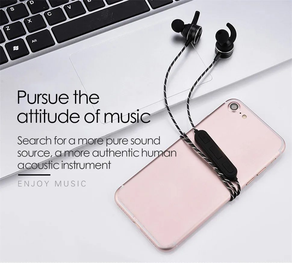 YKSO Wireless Bluetooth Earphone In Ear earbud M28 Portable audio and video Waterproof Stereo Sports With Mic Earphone (3)