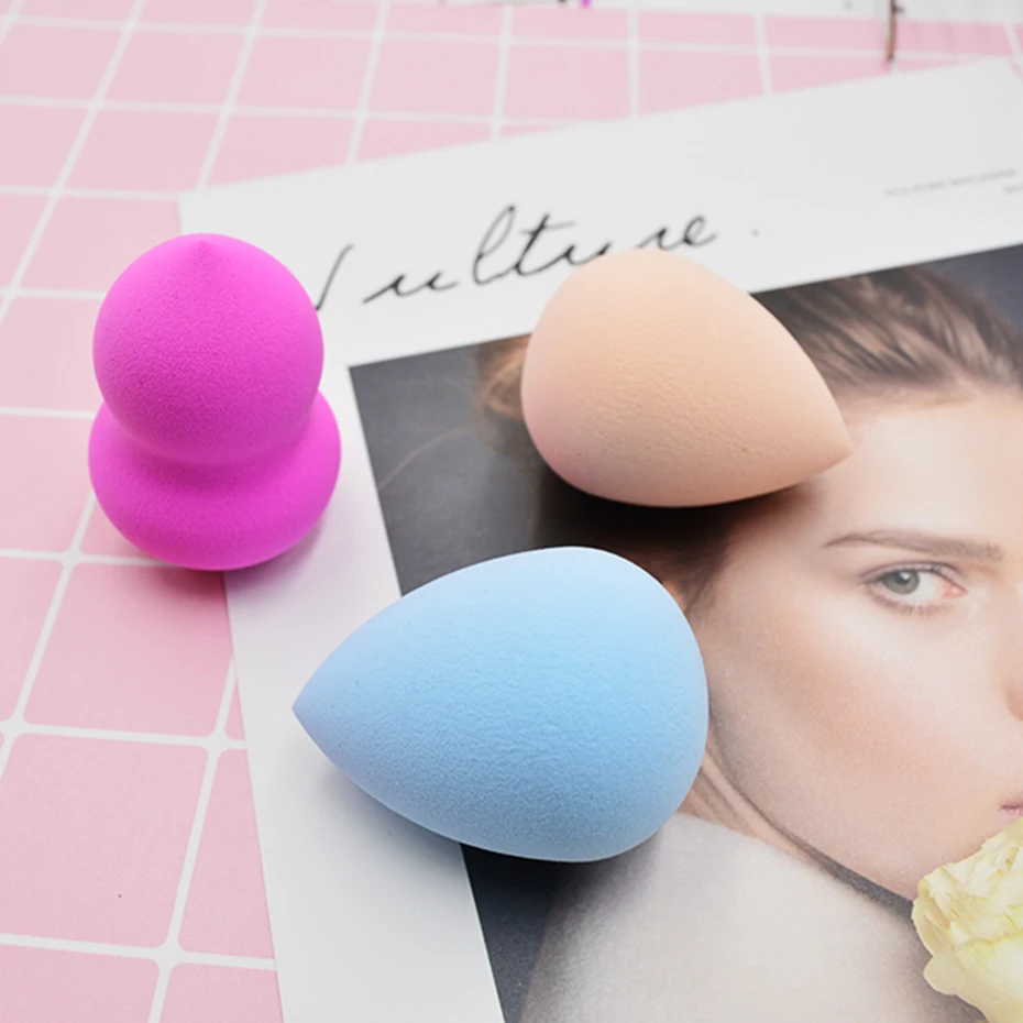 

1Pcs Makeup Sponge Beauty Puff Smooth Foundation Sponge Soft Powder Puff Make up Sponge High Quality Beauty Face Care Tools Gift