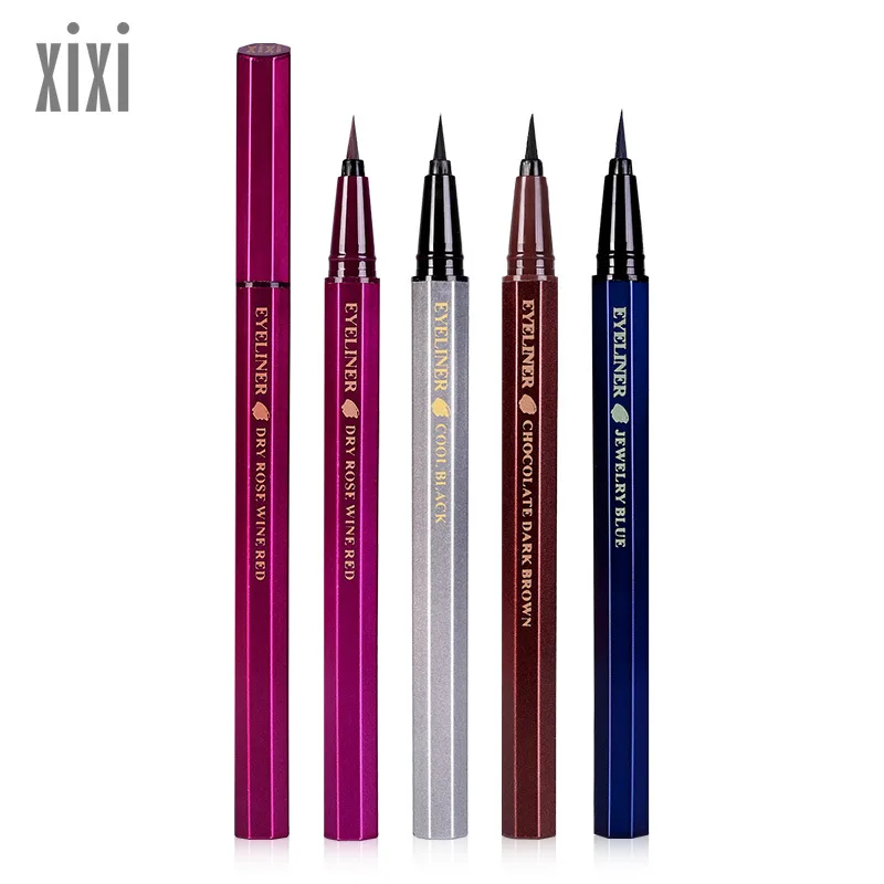 XIXI 4 colors Waterproof Eye Liner Long-lasting Teenage girl Cosmetics Beauty Essentials Makeup Eyeliner Liquid
