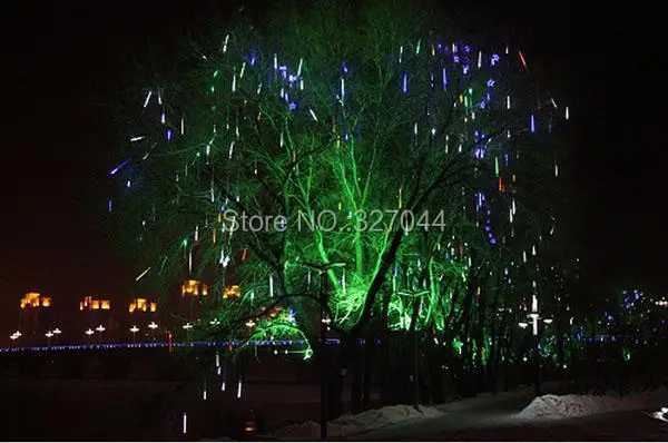 10 X 60leds 50 см Рождество SMD3528 огни метеорный поток Дождь Трубы свет для вечеринки Свадебные украшения