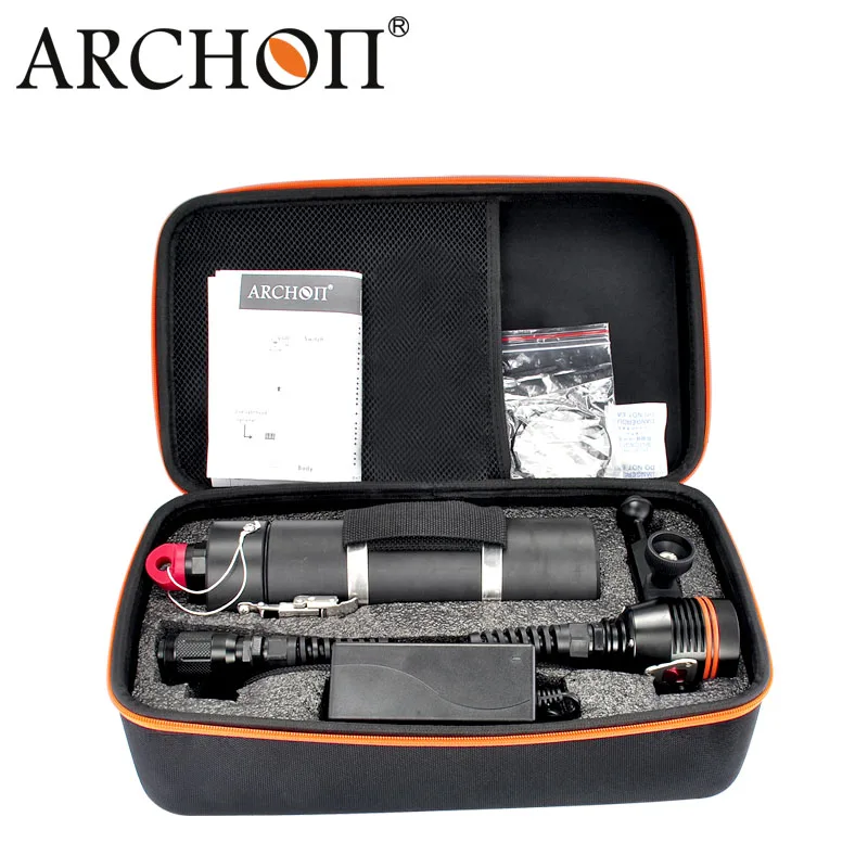 Водонепроницаемый подводный светильник ARCHON DH160 WH166 8 * CREE XM L2 U2 макс. 5500 люмен 150