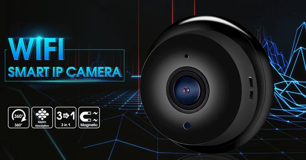 Wistino 960P Wireless IP Camera VR Mini WIFI Camera IR Night Vision Smart Home Security Camera Onvif Monitor Baby Monitor 2 (1)