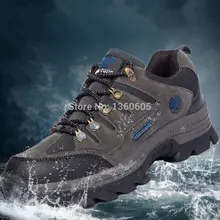 Уличная походная обувь; мужские треккинговые дышащие кожаные брендовые водонепроницаемые кроссовки для спортивной охоты; зимние ботинки; большие размеры