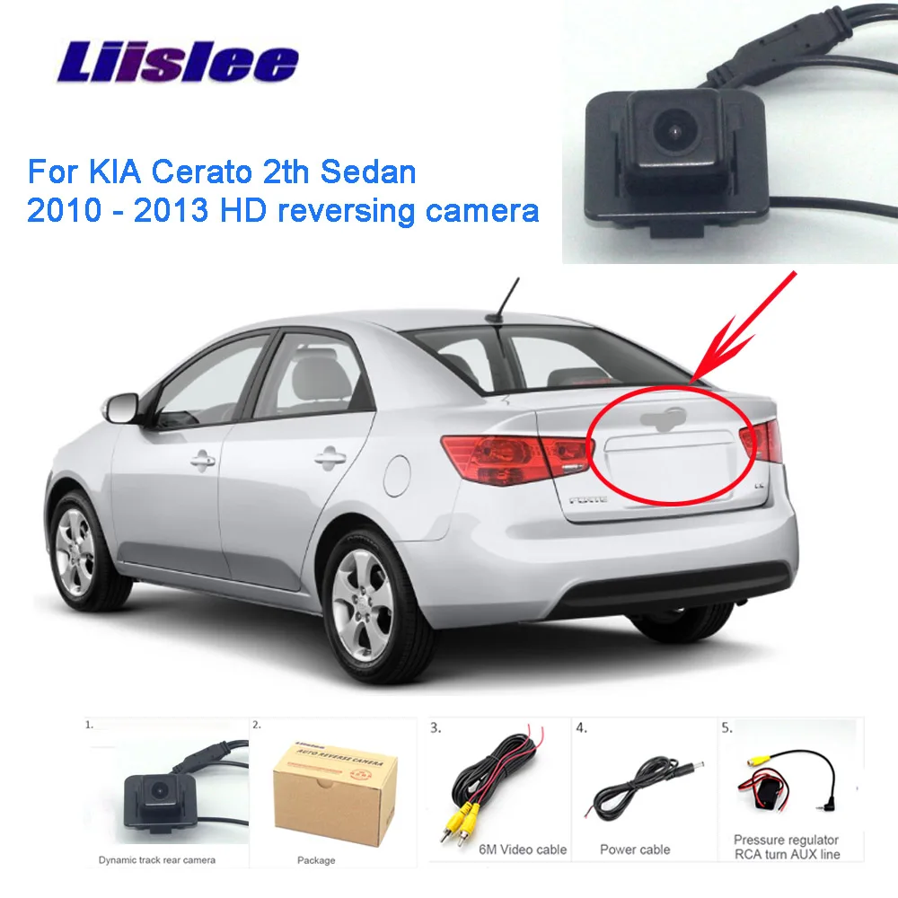 

Liislee For KIA Cerato 2th Sedan 2010~2013 Car Rear View Back Up Reverse Parking Camera Waterproof Night vision CCD
