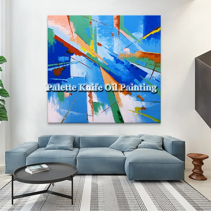 Hand Painted Canvas Oil Paintings Handmade Wall Art Pictures For Living