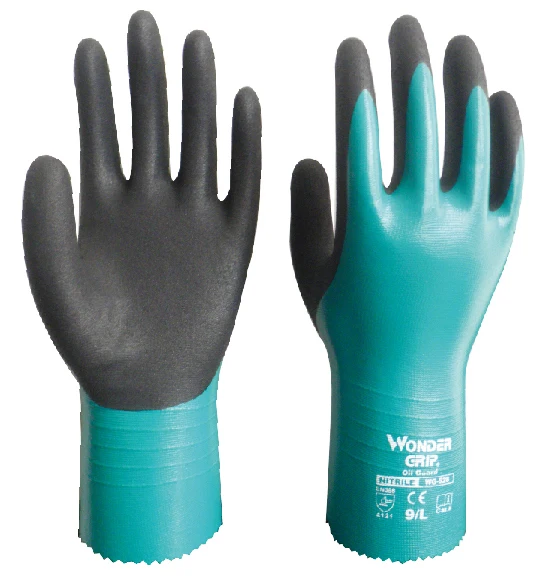 Chemical Resistant safety glove nitrile full dipped labor glove oil