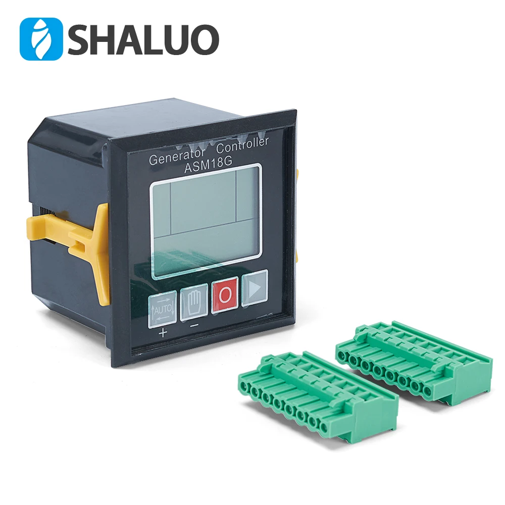Controlador do Gerador Diesel do Grupo Alternador de Energia de Arranque Monitor de Bordo Módulo de Controle Gerador Peças Asm18g Automático Eletrônico Pannel