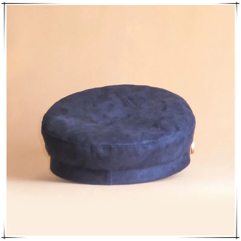 Военные кепки для мужчин и женщин родитель-детский головной убор Newsboy шляпы винтажная шляпа мода замша кожа Повседневная Кепка Капитана LGDTUT