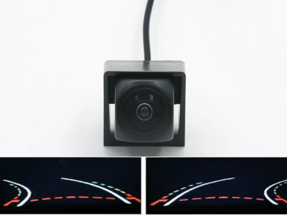 

1080P Fisheye Trajectory Tracks Car Rear view Camera for Ssangyong New Actyon / Korando 2014 Waterproof Car Reverse Camera