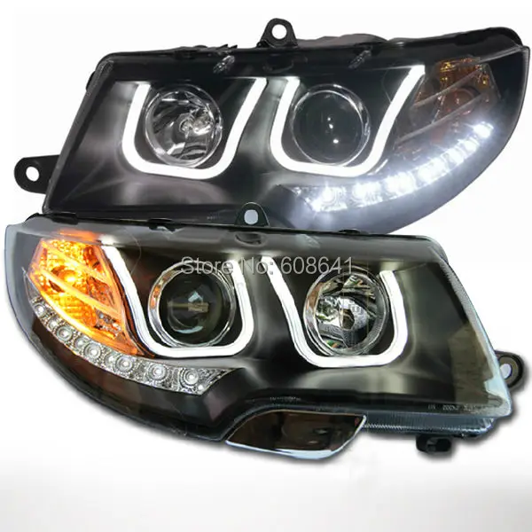 

For VW for Skoda Superb LED Head Lamp Angel Eyes 2010-12 U Style