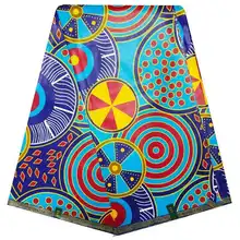 Настоящий воск блок нигерийские женские вечерние африканская вощеная ткань принтом хлопок Анкара ткань с принтом восковая Ткань