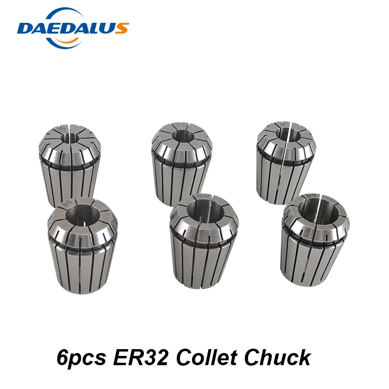 

Free Shipping ER32 Collet Spindle Drill Chuck Tool Holder For Router 6pcs ER32 Lathe Toll Chuck For CNC Milling Machine