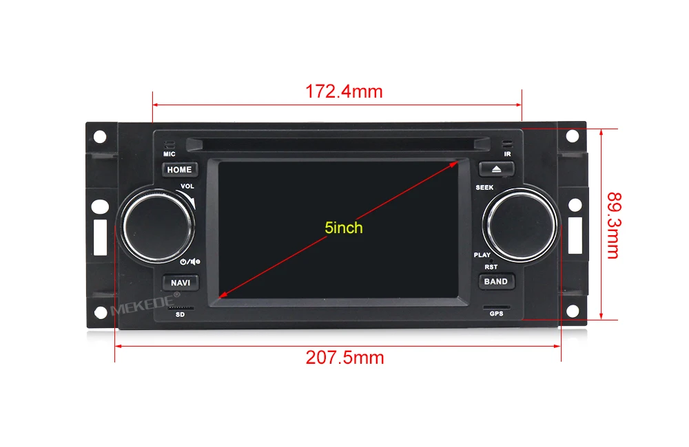 Clearance MEKEDE Capacitive screen free shipping car dvd for Chrysler 300C Dodge RAM Jeep Commander Compass Wrangler Grand Cherokee 3