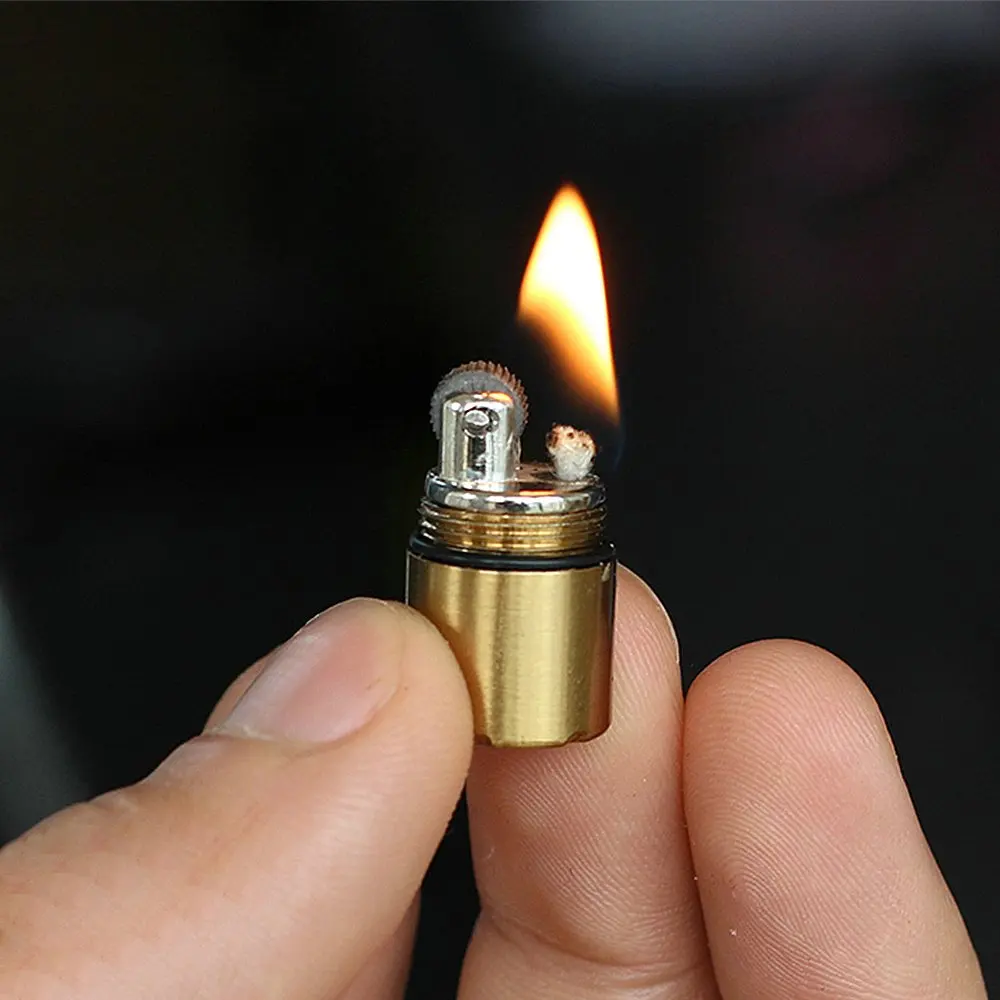 1 шт. мини компактная керосиновая зажигалка Капсульная бензиновая надутая