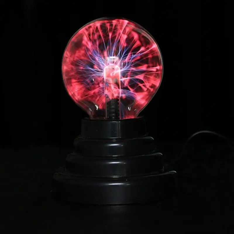 3 inch Magic Plasma Ball Retro Light Kids Room Decor Gift Box Lightning Light Lava font