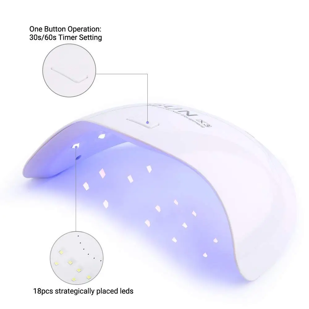 

MIQMI 2019 Electric Nail Dryer Uv Led Lamp For Nail Art Designs