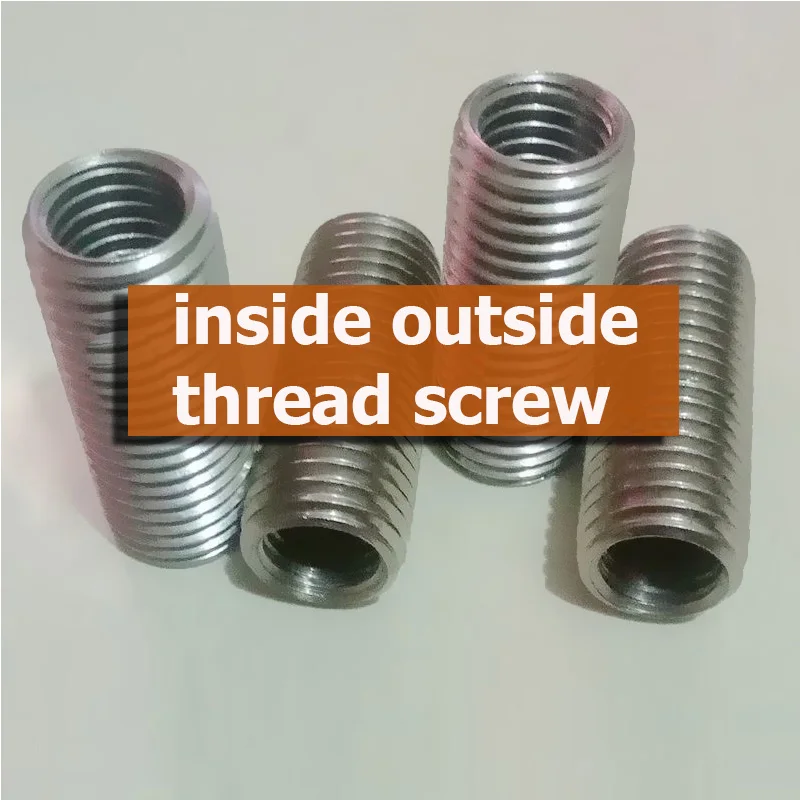 

M4 M5 M6 M8 Femal Male Thread Screw Sleeve Conversion Nut Bolt Sleeve Nut Sleeves Screws Bolts Adapter Coupler Conveyer 5pcs